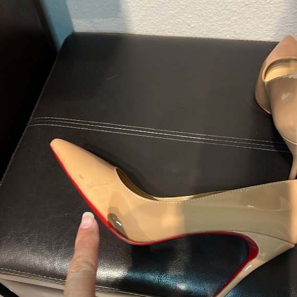 Christian Louboutin Patent Leather Kate 100mm Heels size 41 / 10 - Picture 8 of 9